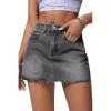 Grey Black Denim