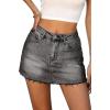 Grey Black Denim