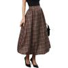 Brown Plaid Print